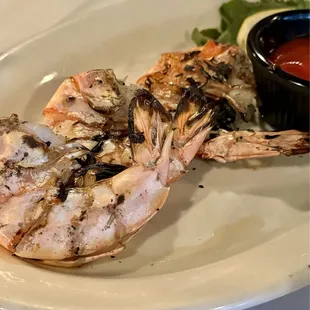 Shrimp - charred