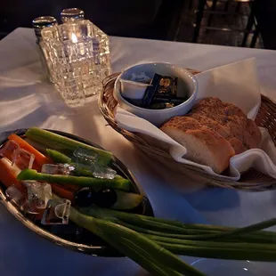 This Supper Club still has the traditional relish tray of Vanishing menu item from most supper clubs.