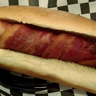 Bacon-Wrapped Hot Dog