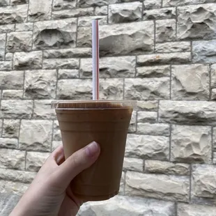 Iced Chai Latte with Almond Milk