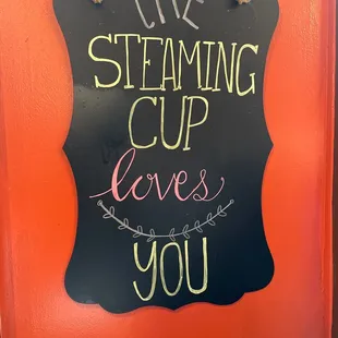 Back at the Steaming Cup after a while.