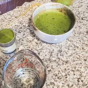 A Matcha tea set from The Steeped Leaf