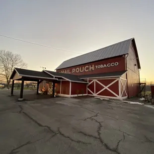 the outside of the building