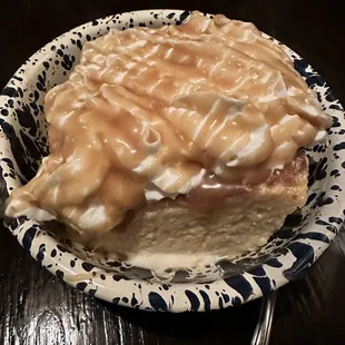 A special dessert of the evening - delicious twist on a tres leches.