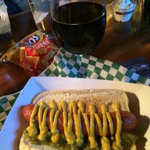 German sausage and Malbec?  Yes please. #theSteppingStone