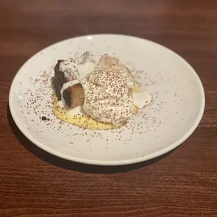 Warm Banana Bread Pudding