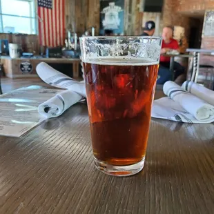 Kilt lifter cold beer at the stillery during a black out..  cool