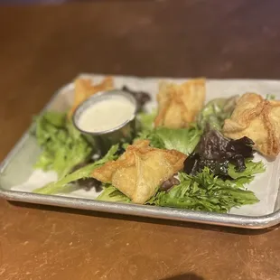 Jalapeño popper wonton