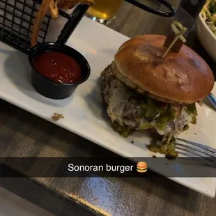 Sonoran burger