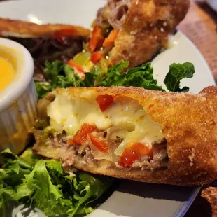 Wisconsin Cheesesteak Rolls