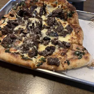 Steak & Shroom Pizza