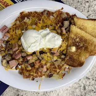 Matts Loaded Hash Brown Plate