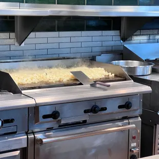 Potatoes on the grill