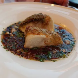 Pan Crusted Halibut