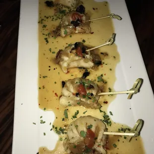 Honey Truffled Shrimp Dumplings