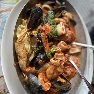 seafood fettuccine