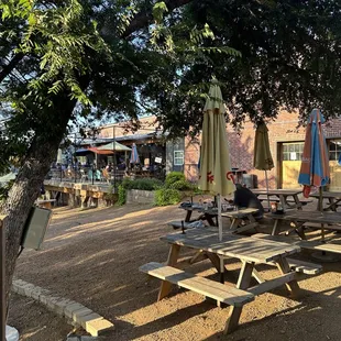 Plenty of outdoor seating