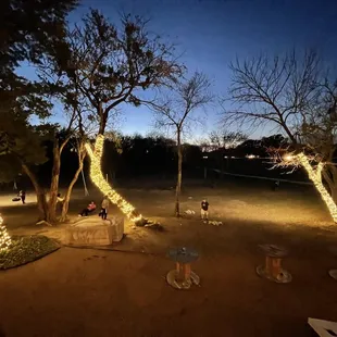 Fun filled outdoor play area with great lights.