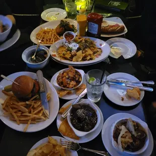 Assortment of hh dishes