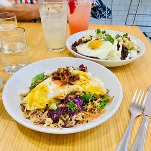 Fried Rice and quinoa bowl