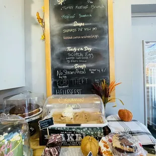 Today's Specials menu