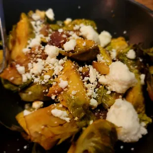 Crispy brussels sprouts