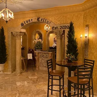 the entrance to the cellar