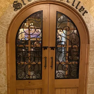 the entrance to the winery