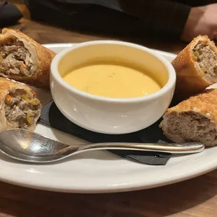 Cheesesteak Egg Rolls