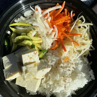 V6. Vegetarian Kimchi Hot Stone Bibimbap