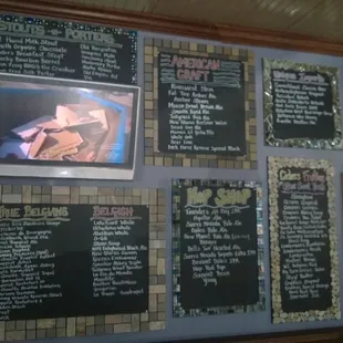 New beer blackboards