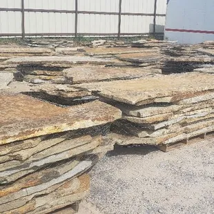 Flagstone slabs