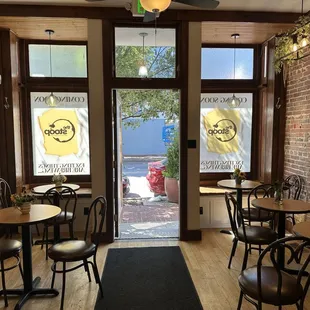 Front of the coffee shop