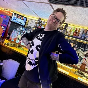 Ronnie &quot;One of the Best&quot; bartenders at The Stop.
