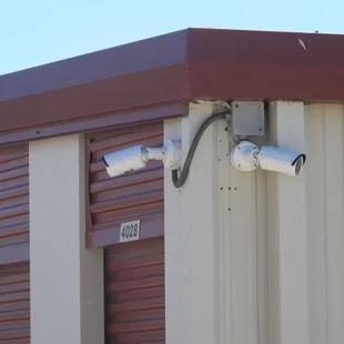 We have 16 cameras that are located throughout the property.  We monitor them daily in the front office.