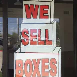 We sell boxes, locks and moving supplies in our front office which is open Monday-Friday from 9:00 a.m.-5:00 p.m.