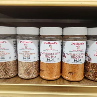  a variety of seasonings