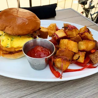 Egg Cloud Breakfast Sandwich