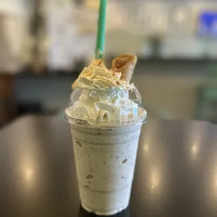  a cup of ice cream