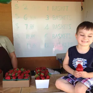 They're getting big and sweet.