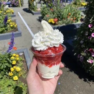 strawberry sundae