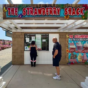 Order at the window to the left and pick up to the right.