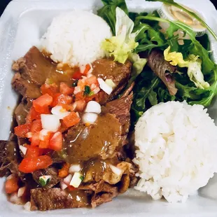 Braised beef with homemade gravy