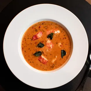 Spicy Pink Lobster Chowder | The Street Bar
