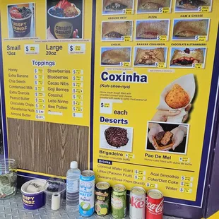 Menu for Crispy Grindz