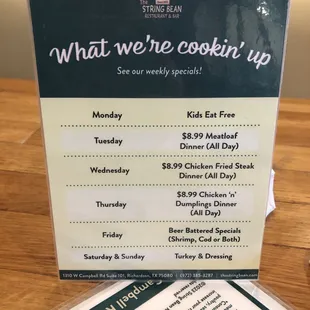 what we're cooking up