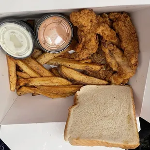 Strips &amp; fries