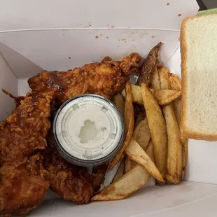 Strips &amp; fries
