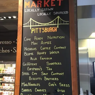 Lots of local goods!