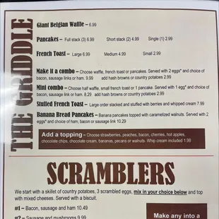 Menu pg 3